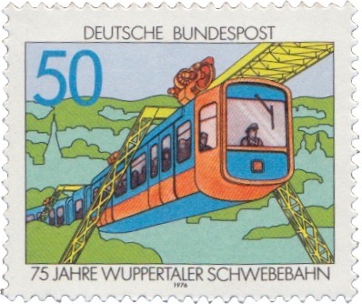 Wuppertal Briefmarke Deutsche Bundespost