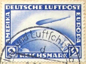 Zeppelinbriefmarke