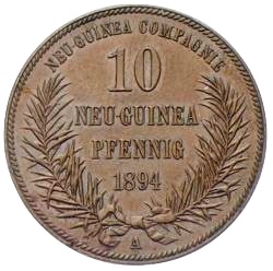 10 Neu-Guinea-Pfennig 1894