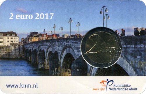 2 Euro Coin Card Niederlande 2017