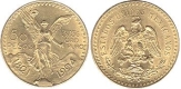 Goldmünzen Pesos