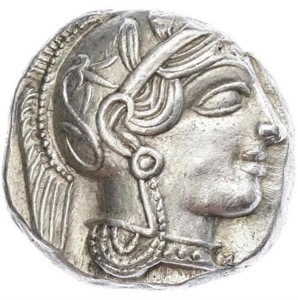 Alt-Griechenland Tetradrachme Athena