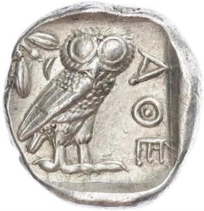 Alt-Griechenland Tetradrachme Eule