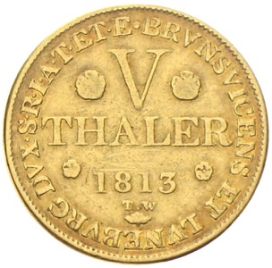 Braunschweig-Lüneburg V Thaler 1813