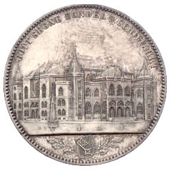 Bremen Gedenkthaler 1864 Eröffnung neue Börse