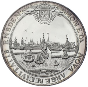 Emden Reichstaler Leopold I. 1674 NP