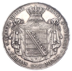 Georg Herzog zu Sachsen Altenburg Doppel-Vereinstaler