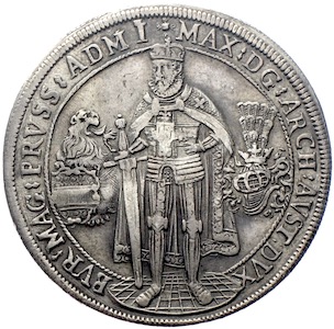 Taler Deutscher Orden Maximilian 1603