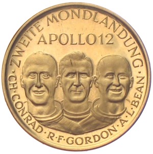 Apollo 12 Goldmedaille 1969 - Die 2. Mondlandung