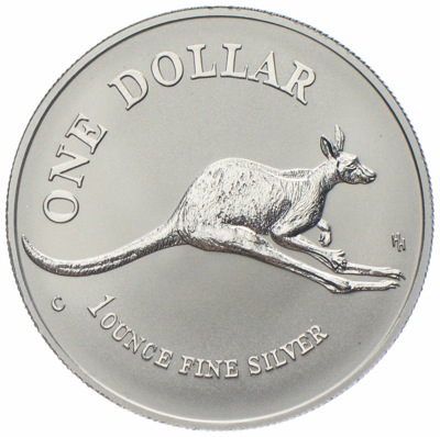 Australien Känguru Silber
