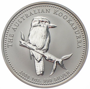 Australien Kookaburra Silber