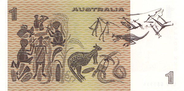 Australien Banknote 1 Dollar 1. Serie 1966