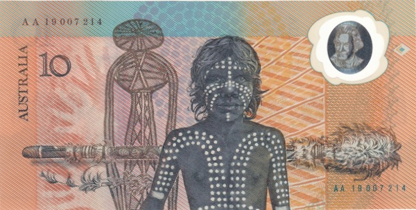 Australien 10 Dollars 1988 Banknote 2. Serie
