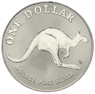 Australien Känguru Silber-Anlagemünze 1 Unze 1993