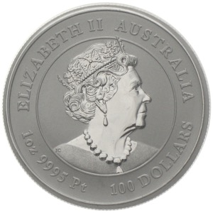 Australien Lunar III 1 Unze Platin Maus