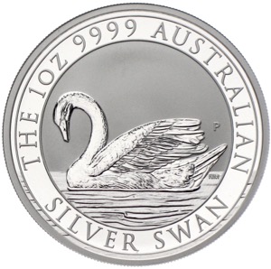 Australien Silver Swan Silberunze Schwan 2017 