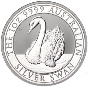 Australien Silver Swan Silberunze Schwan 2018 