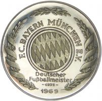 Meisterschale Silber Bayern München