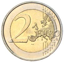 Belgien 2 Euro 2009 Braille