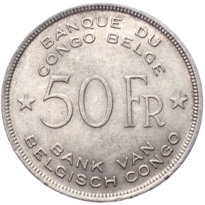Belgisch Kongo 50 Francs 1944
