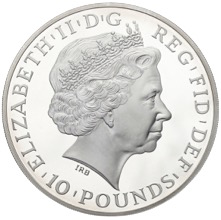 Britannia 10 Pounds 5 Unzen Silber 2013