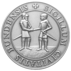 Medaille der Stadt Bünde Silber