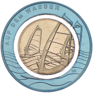 10 Euro Polymer 2021 Auf dem Wasser