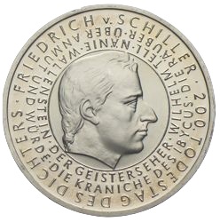 10 Euro Friedrich von Schiller