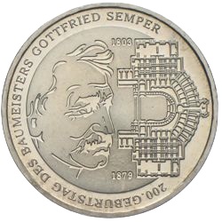 2003  200. Geburtstag des Baumeisters Gottfried von Semper
