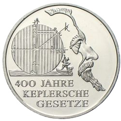 10 Euro Keplersche Gesetze