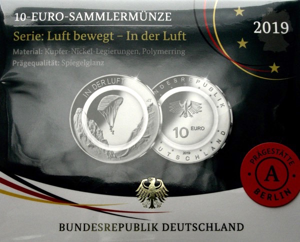 10 Euro Polymerring In der Luft