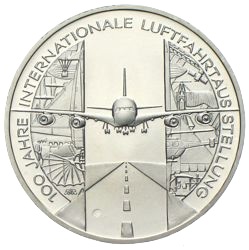 10 Euro Internationale Luftfahrtausstellung