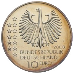 150. Geburtstag Max Planck 10 euro