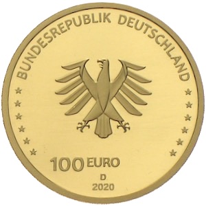 100 Euro Einigkeit 2020