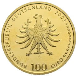 100 Euro Gold Quedlinburg 2003
