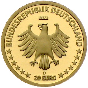 20 Euro Goldmünze Kegelrobbe