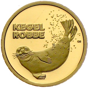 20 Euro Goldmünze Kegelrobbe 2022