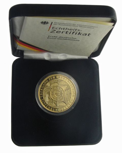 200 Euro Währungsunion 2002 Etui Zertifikat