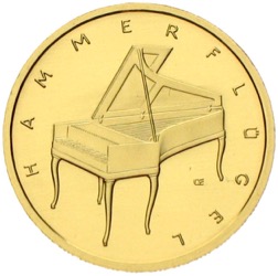 50 Euro Goldmünze Musikinstrumente - Hammerflügel 2019
