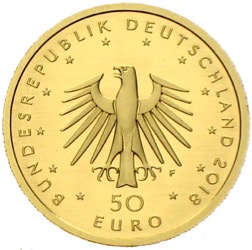 50 Euro Goldmünze Kontrabass 2018