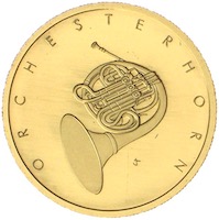50 Euro 2020 Goldmünze Orchesterhorn