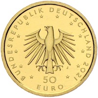 50 Euro Goldmünze Deutschland 2021 Pauke