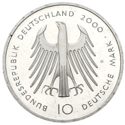 10 Mark Karl der Grosse / Dom zu Aachen 2000