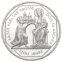 10 Mark Karl der Grosse / Dom zu Aachen