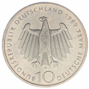 10 Mark 2000 Jahre Bonn 1989