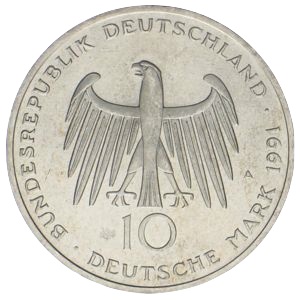 10 Mark Brandenburger Tor 1991