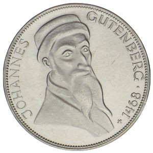 5 DM Johannes Gutenberg