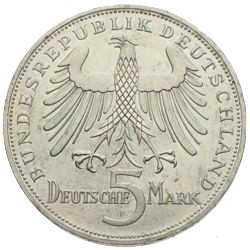 5 Mark Schiller gedenkmünze