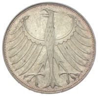 5 Mark Silberadler Bundesrepublik