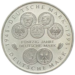 10 Mark 50 Jahre deutsche Mark